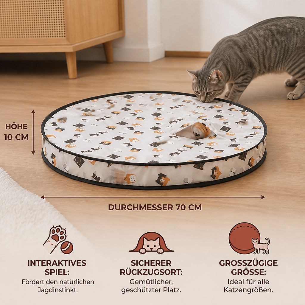 Interaktives Katzen Ball Versteck Spiel
