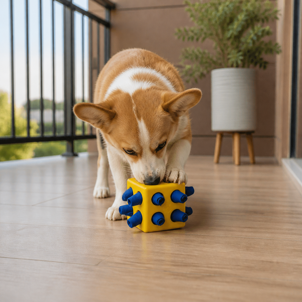 Schnüffelspielzeug für Hunde – Robustes Intelligenzspielzeug zur Beschäftigung und Futtersuche