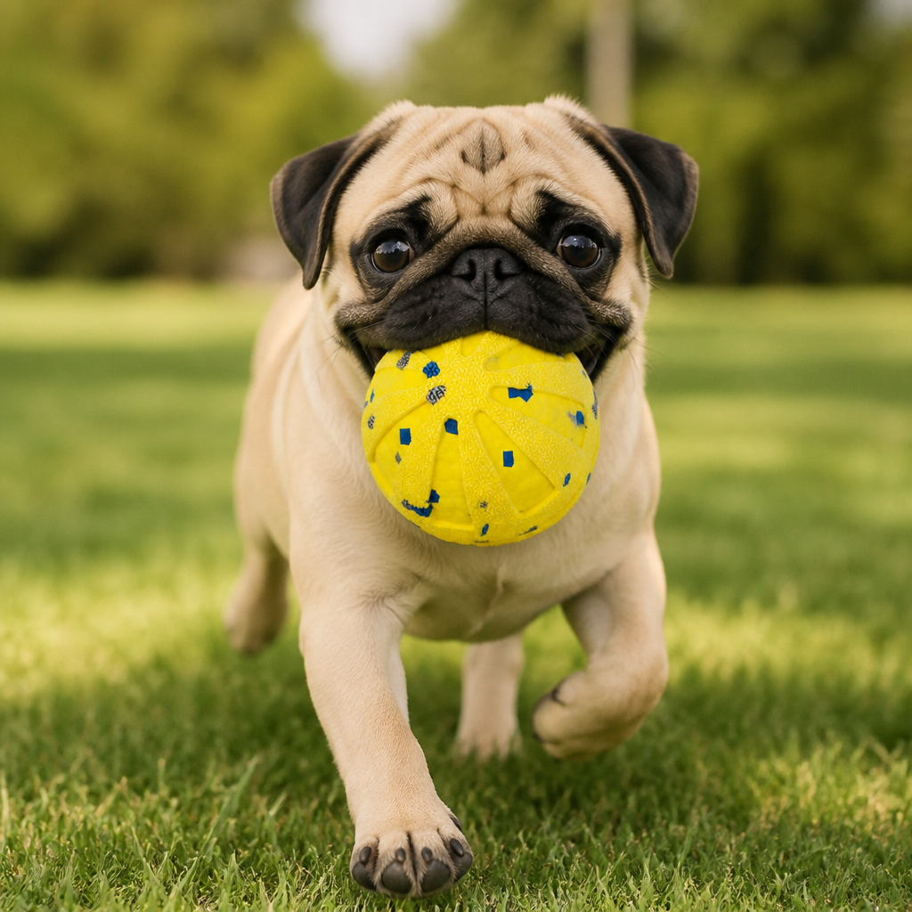 Interaktiver, wiederaufladbarer Hundeball – intelligentes Roll- und Zahnpflege-Kauspielzeug