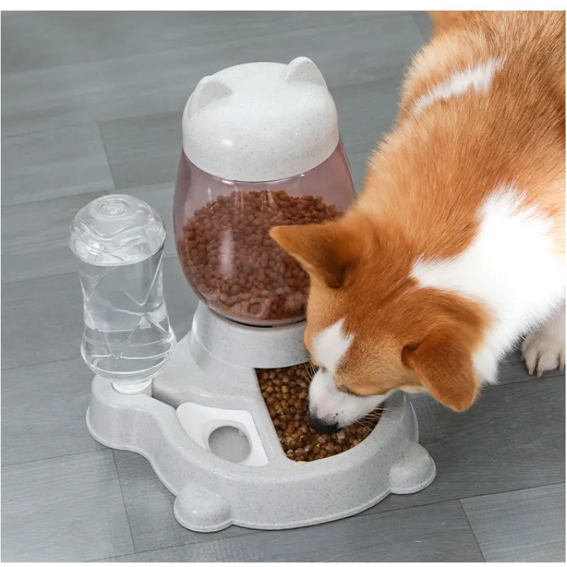 Automatischer Futterspender für Katzen – Kätzchen Futterstation Im Niedlichen Katzen Design