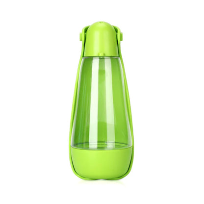 Trinkflasche für Hunde – Wasserflasche für Unterwegs mit Futternapf