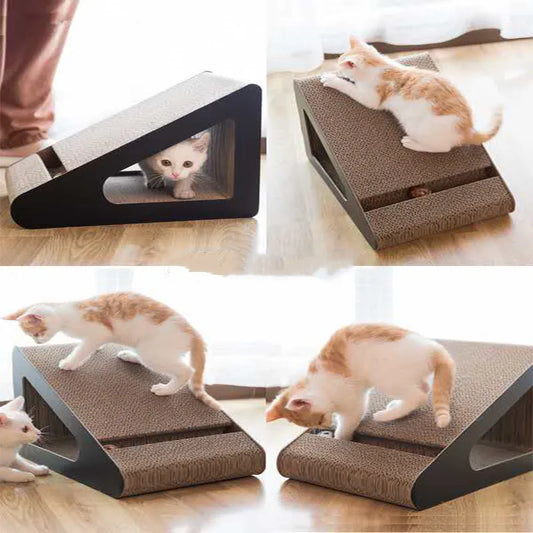 Katzenkratzbrett im Modernen Design – Kratzbrett zum Kippen und Spielen