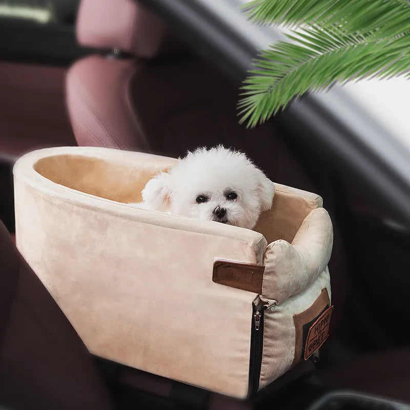 Bequeme Auto-Hundetasche für Kleine Haustiere mit Sicherer Sitzbefestigung