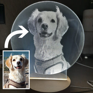 Personalisierte LED Nachtlampe für Tierliebhaber