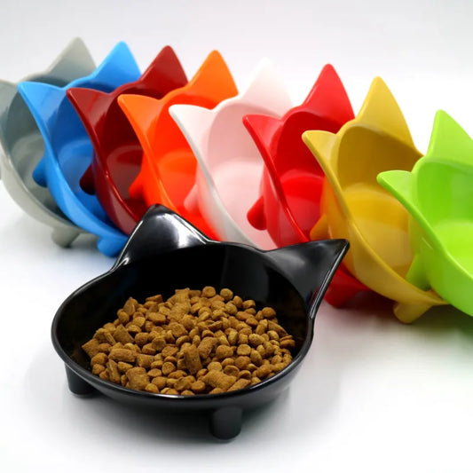 Katzenschüssel in Katzenohren-Design – Futterschale für Katzen und Hunde