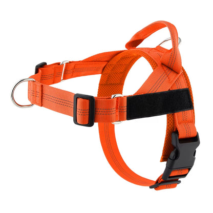 Individuell gestaltetes, reflektierendes No-Pull-Hundegeschirr mit personalisiertem Namensaufnäher