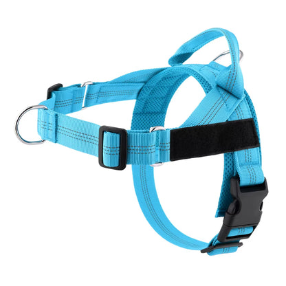 Individuell gestaltetes, reflektierendes No-Pull-Hundegeschirr mit personalisiertem Namensaufnäher