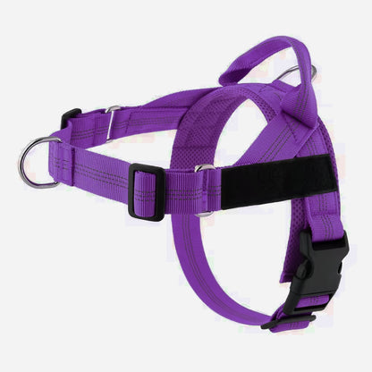 Individuell gestaltetes, reflektierendes No-Pull-Hundegeschirr mit personalisiertem Namensaufnäher