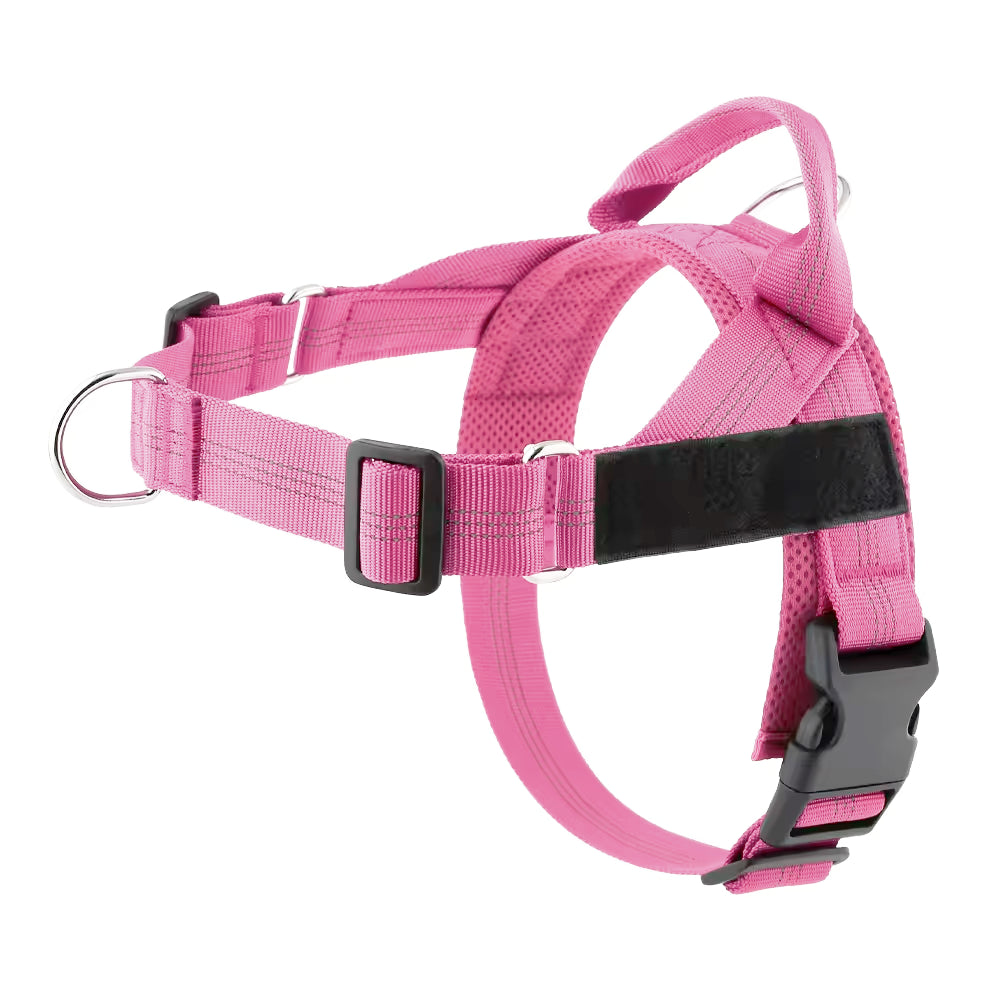 Individuell gestaltetes, reflektierendes No-Pull-Hundegeschirr mit personalisiertem Namensaufnäher
