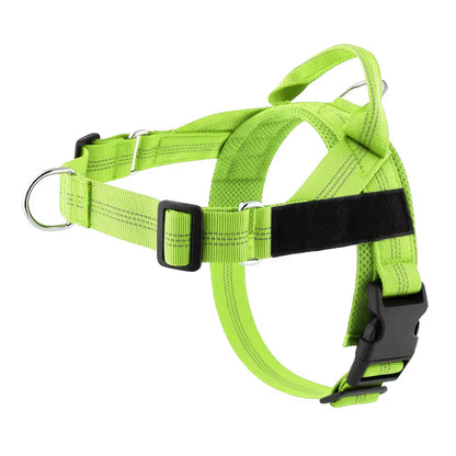 Individuell gestaltetes, reflektierendes No-Pull-Hundegeschirr mit personalisiertem Namensaufnäher