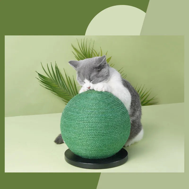 Katzenkratzball Aus Sisal – Kratzspielzeug für Katzen zur Krallenpflege
