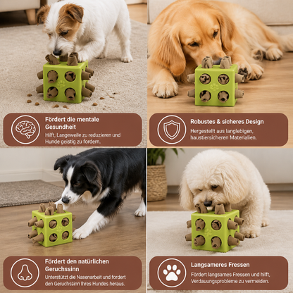 Schnüffelspielzeug für Hunde – Robustes Intelligenzspielzeug zur Beschäftigung und Futtersuche