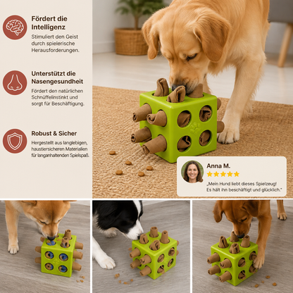 Schnüffelspielzeug für Hunde – Robustes Intelligenzspielzeug zur Beschäftigung und Futtersuche