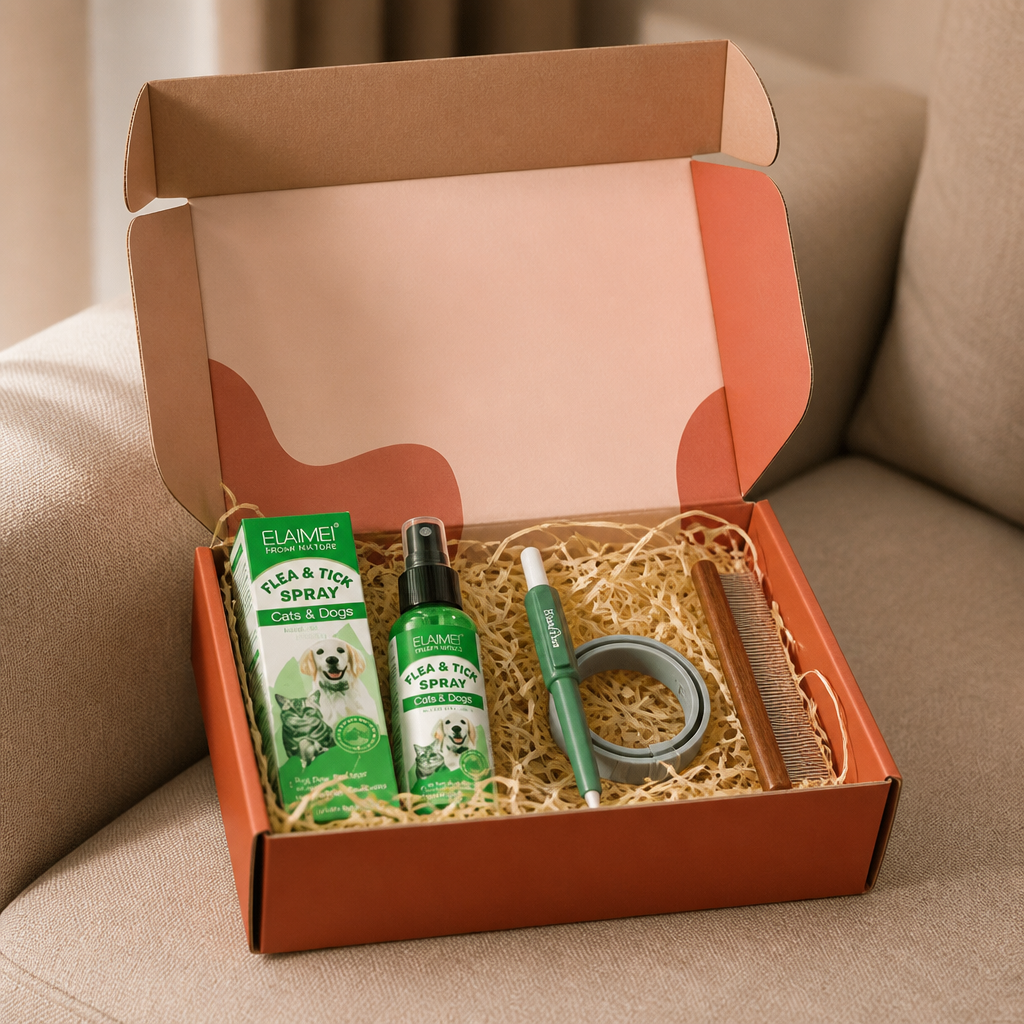Natürliches Zeckenfrei Rundum-Schutz Set für Hunde – Das Sorglos-Paket