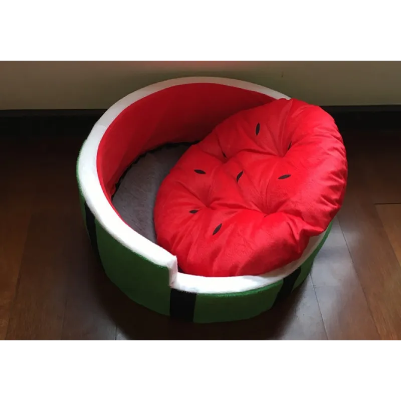 Hundebett Im Wassermelonendesign für Komfort und Entspannung