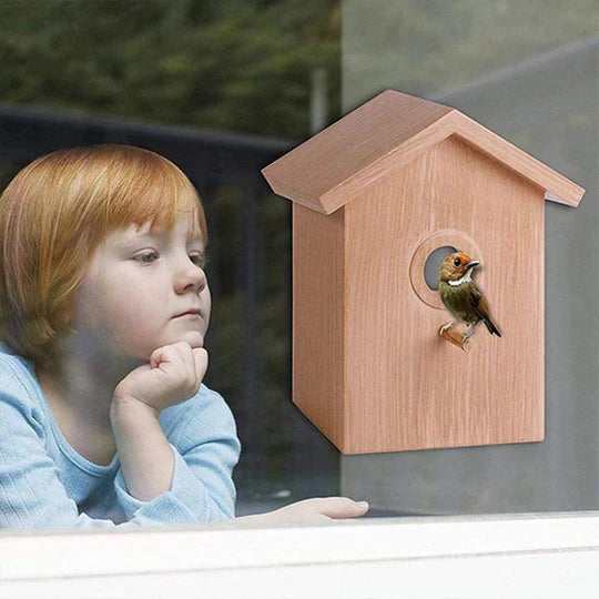 Fenster-Vogelhaus Mit Saugnäpfen