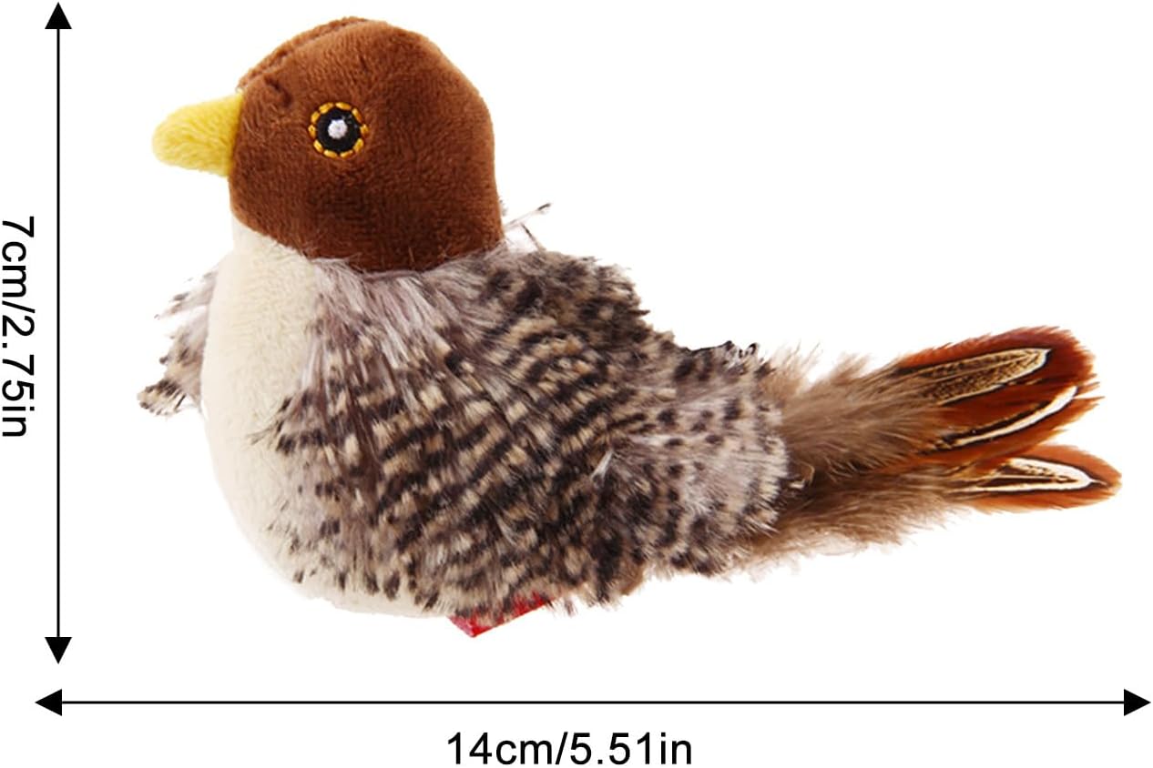 Interaktiver Vogel-Sound Hundespielzeug – Realistisches Zwitschern für Spiel & Spaß