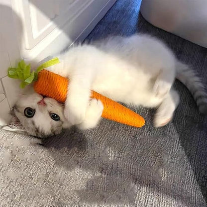 Katzen-Kratzkarotte – Interaktives Sisal-Spielzeug Für Verspielte Stubentiger