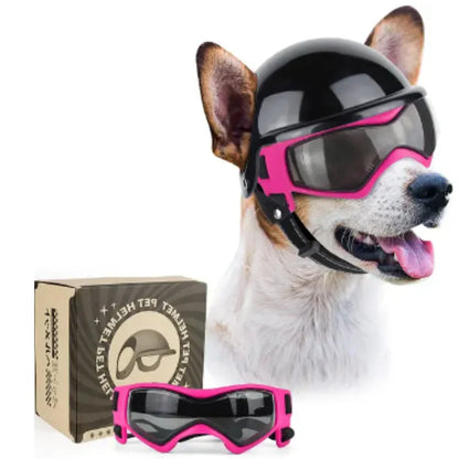 Sicherheitshelm Für Hunde Mit Getönter Brille