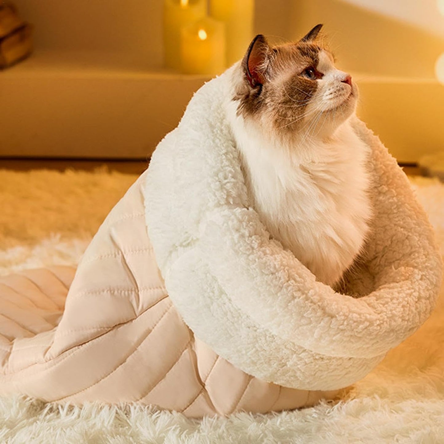 Kuscheliger Katzen-Schlafsack