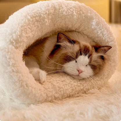 Kuscheliger Katzen-Schlafsack