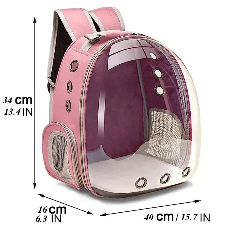 Transparenter Haustier-Rucksack