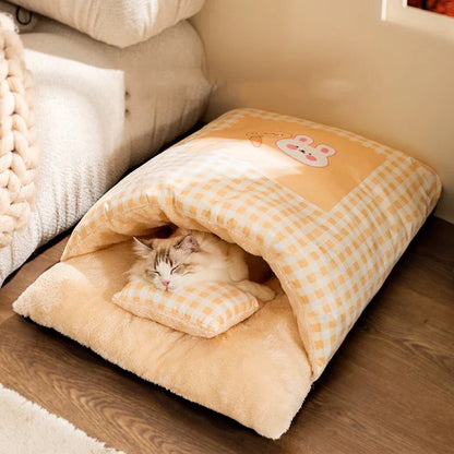 Katzen Kuscheltraum Schlafbett