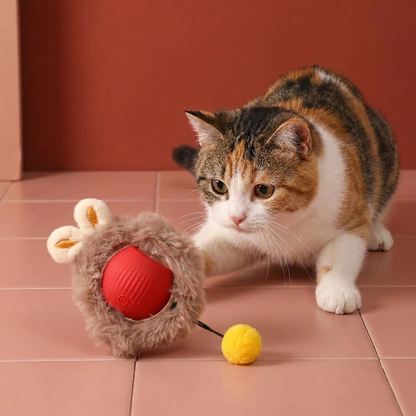 Interaktive Spielball mit Schwanz für Katzen