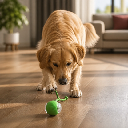 Interaktive Spielball mit Schwanz für Hunde