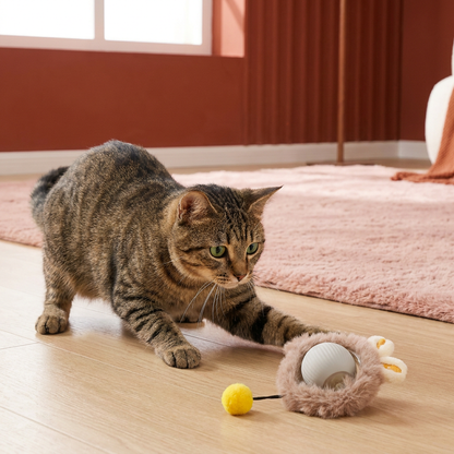 Interaktive Spielball mit Schwanz für Katzen