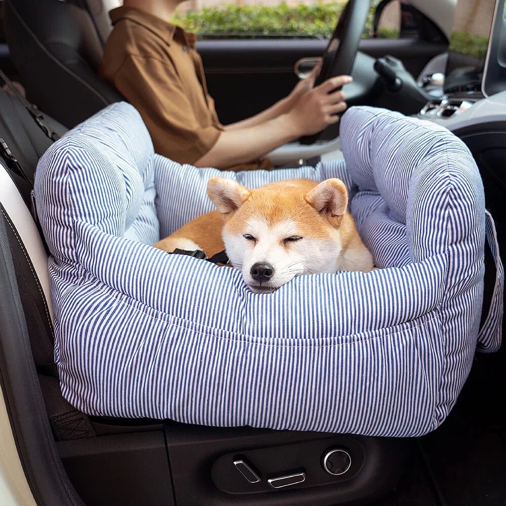 Reise-Hundebett mit hoher Seitenstütze