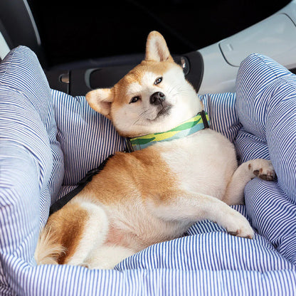 Reise-Hundebett mit hoher Seitenstütze