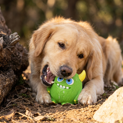 Robustes Umweltfreundliches Monster-Hundespielzeug aus Latex mit Quietscher und Zahnpflegefunktion