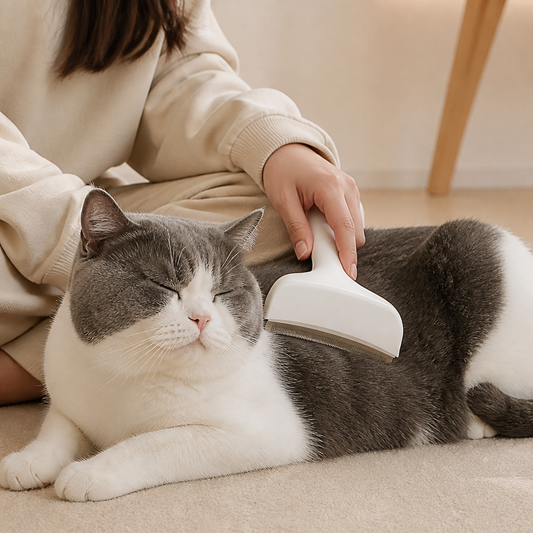 Unterwollrechen für Katzen – Extra breites Fellpflegewerkzeug für lose Haare & langes Fell