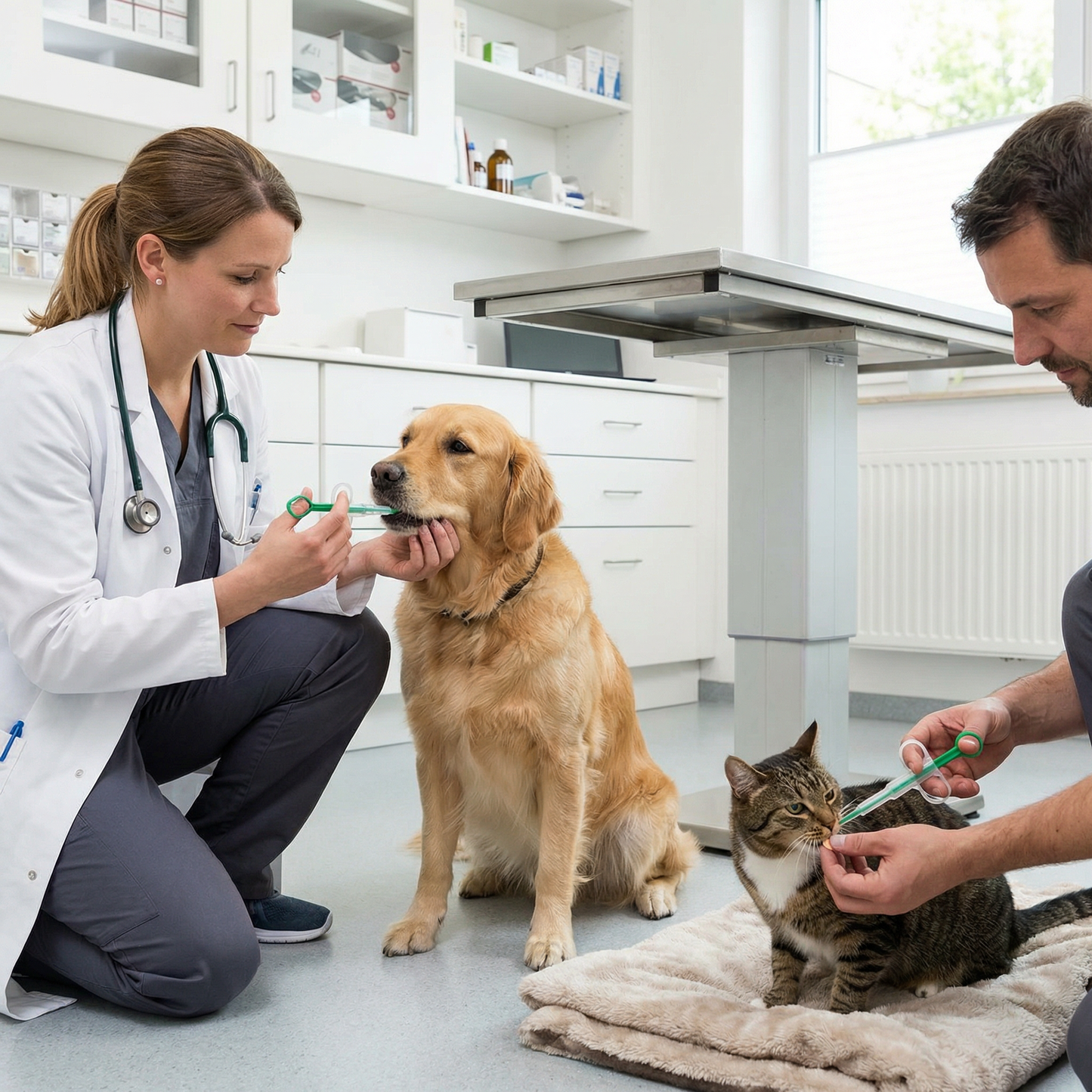 Tablettengeber für Haustiere – Einfacher Medikamenten-Spender für Hunde & Katzen