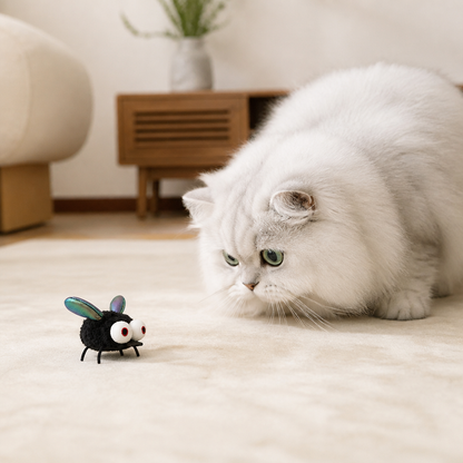 Bewegungsaktiviertes fliegendes Insektenspielzeug für Katzen