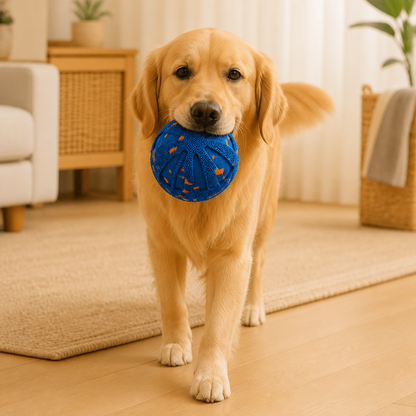 Interaktiver, wiederaufladbarer Hundeball – intelligentes Roll- und Zahnpflege-Kauspielzeug