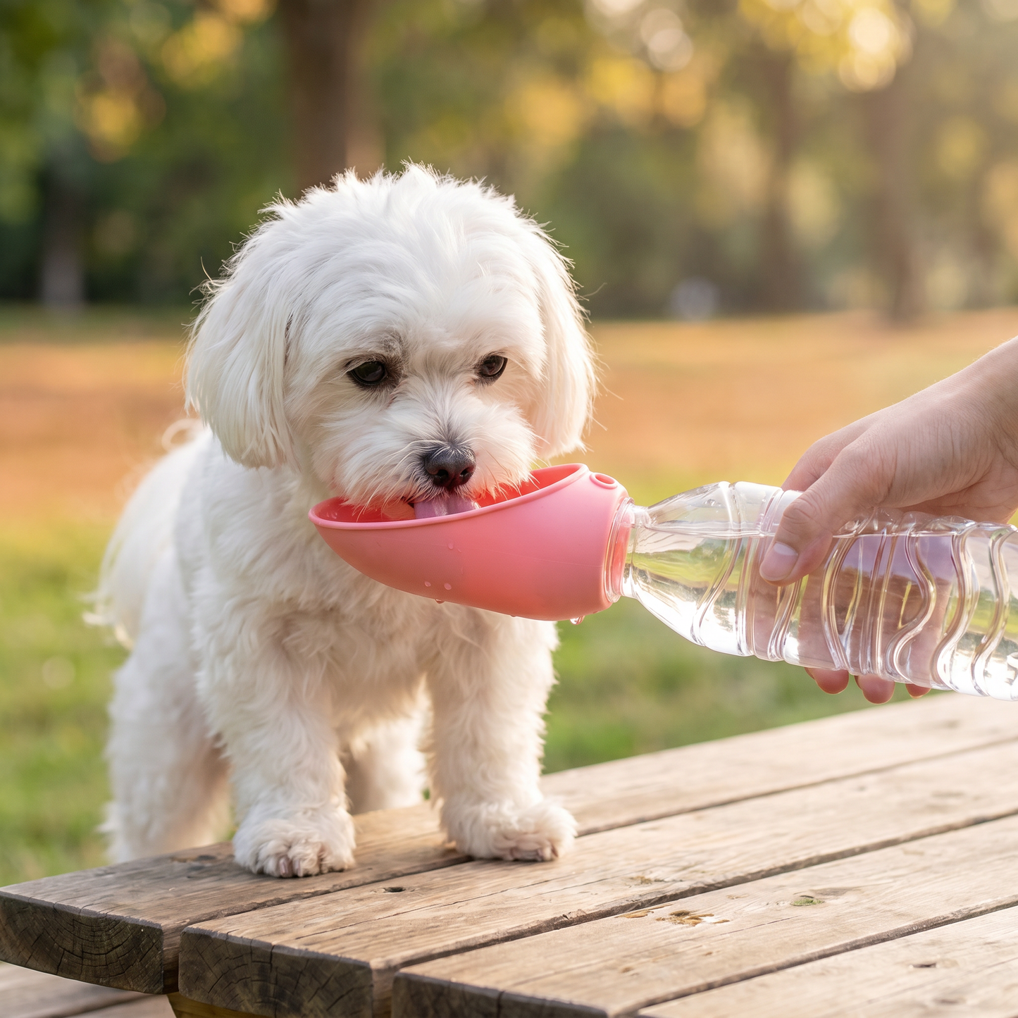 Silikon Hunde Trinkaufsatz für Flaschen
