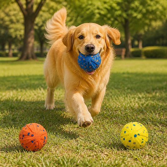 Interaktiver, wiederaufladbarer Hundeball – intelligentes Roll- und Zahnpflege-Kauspielzeug