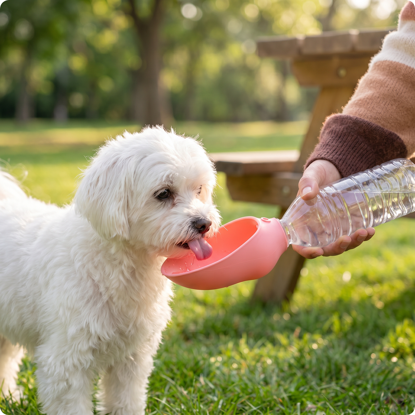 Silikon Hunde Trinkaufsatz für Flaschen