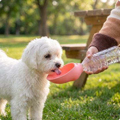 Silikon Hunde Trinkaufsatz für Flaschen