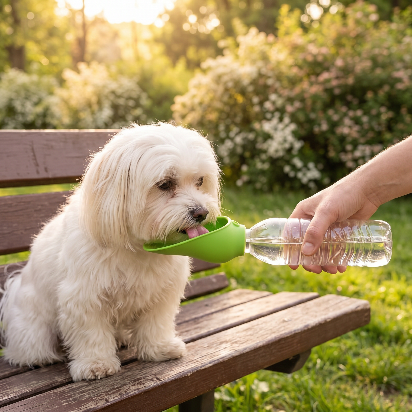 Silikon Hunde Trinkaufsatz für Flaschen