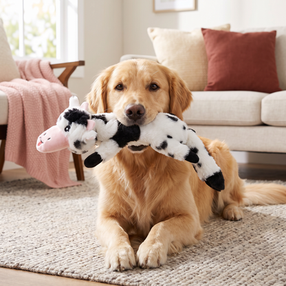 Robustes, füllungsfreies Knister- und Quietsch-Hundespielzeug