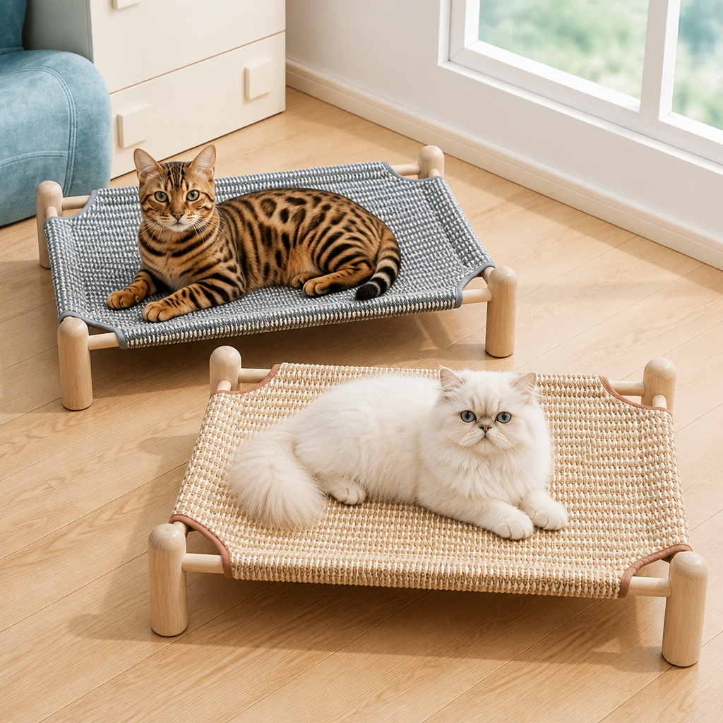 Robuster 2-in-1 hängender Katzenkratzer & Katzenbett
