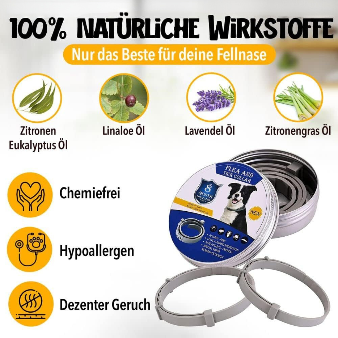 ProtectoPet - Floh- und Zeckenschutz Halsband