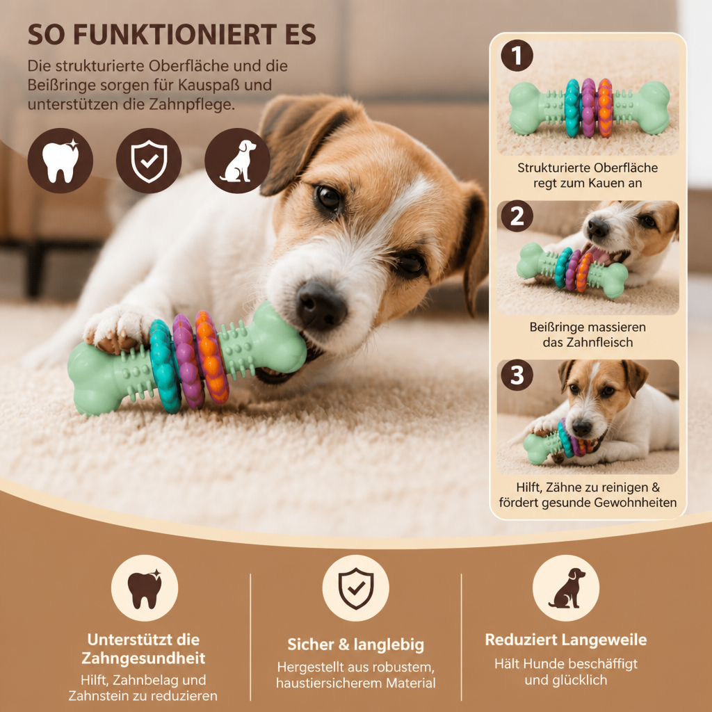 Hundespielzeug Zum Kauen Mit Zähnchen – Interaktives Kauspielzeug Für Hunde
