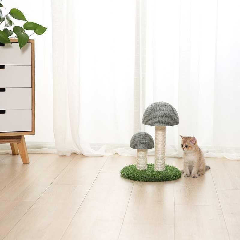 Katzen Pilz Kratzbaum aus Sisal