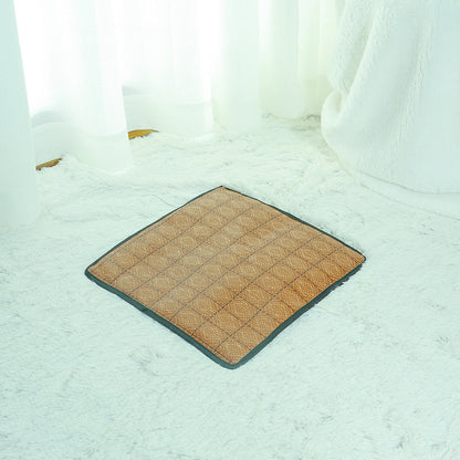 Luxuriöses Katzenzelt Mit Rattanliege