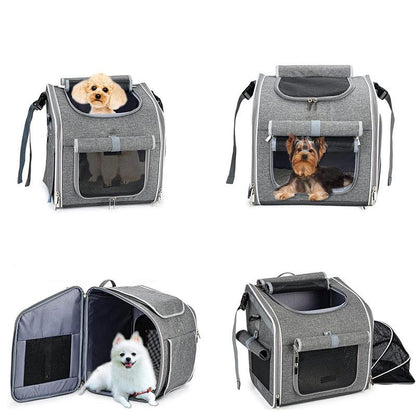 3-in-1 Fahrrad Hundetransporttasche