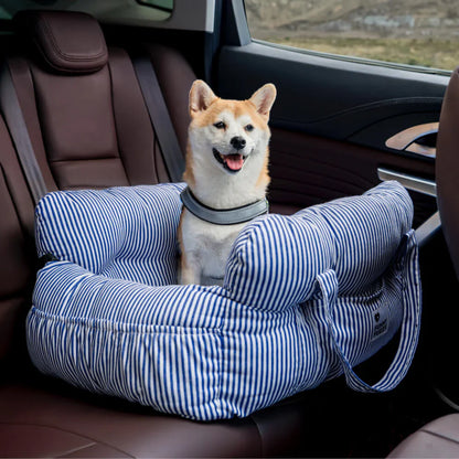 Reise-Hundebett mit hoher Seitenstütze